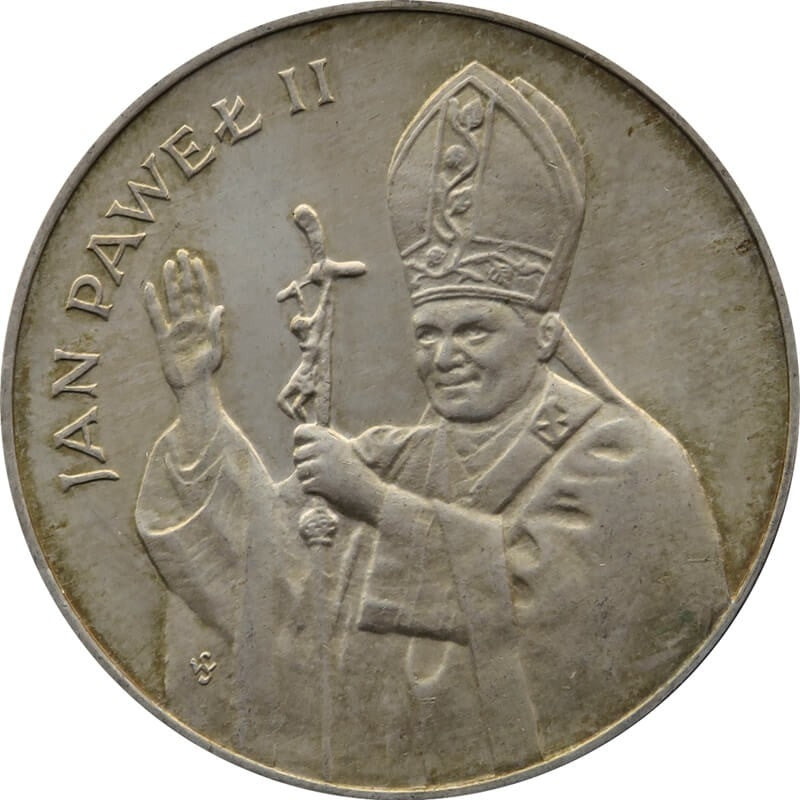 10.000 zł Jan Paweł 2, 1987, Srebro Ag