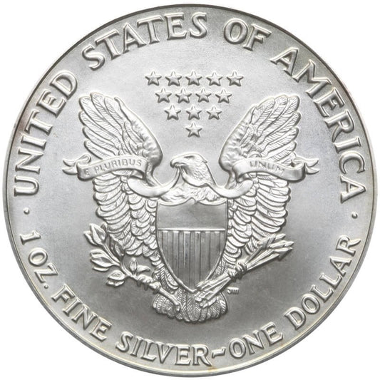 1 Dollar Liberty Orzeł 1992, 1 uncja srebro Ag 999 stan 1