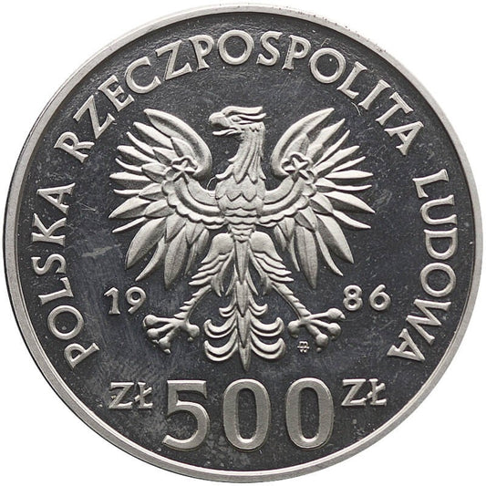 500 zł, Sowa - próba niklowa, st. 1-