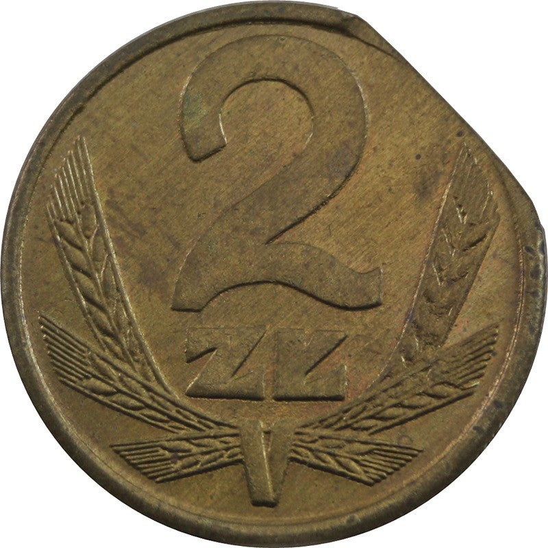 PRL 2 złote 1980 DESTRUKT st.1-