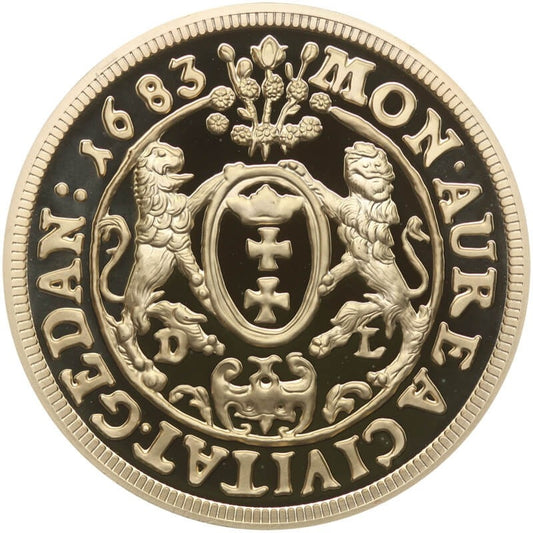 Replika Dukat Gdański Jan III Sobieski, platerowana