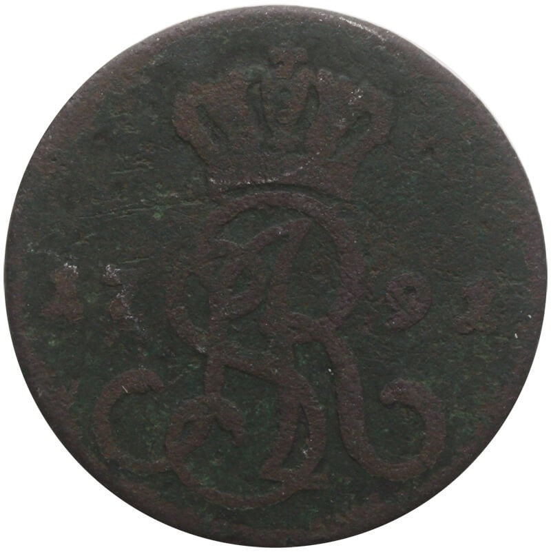 Stanisław August Poniatowski, 1 grosz, 1791