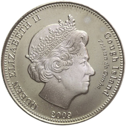 1 Crown - Tristan da Cunha 2009, Sokół wędrowny