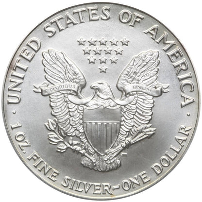 1 Dollar Liberty Orzeł 1992, 1 uncja srebro Ag 999 stan 1