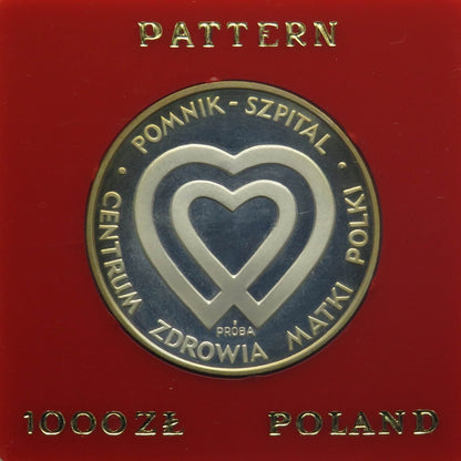 1000 złotych, Szpital Centrum Zdrowia Matki Polki, próba, 1986