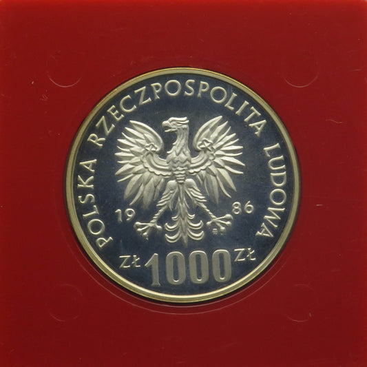 1000 złotych, Szpital Centrum Zdrowia Matki Polki, próba, 1986