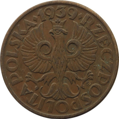 2 grosze 1939, stan 1-