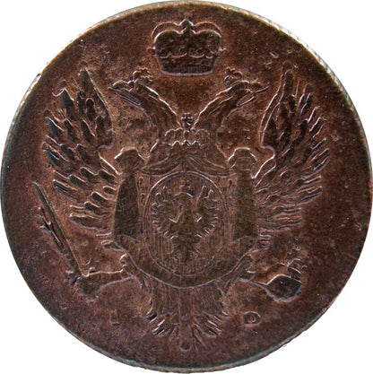 3 grosze. Królestwo Kongresowe 1818