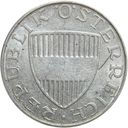 Austria, 10 szylingów 1972, srebro
