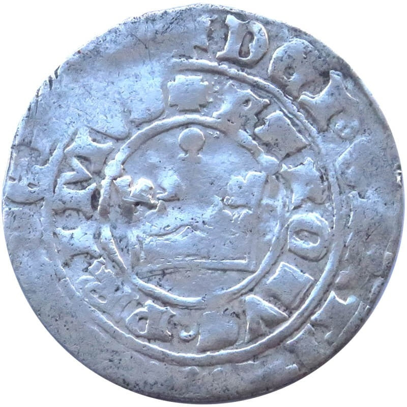 Czechy, grosz praski Karol IV, 1346–1378 , stan 4