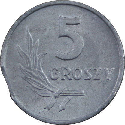 DESTRUKT 5 groszy 1972 stan 1