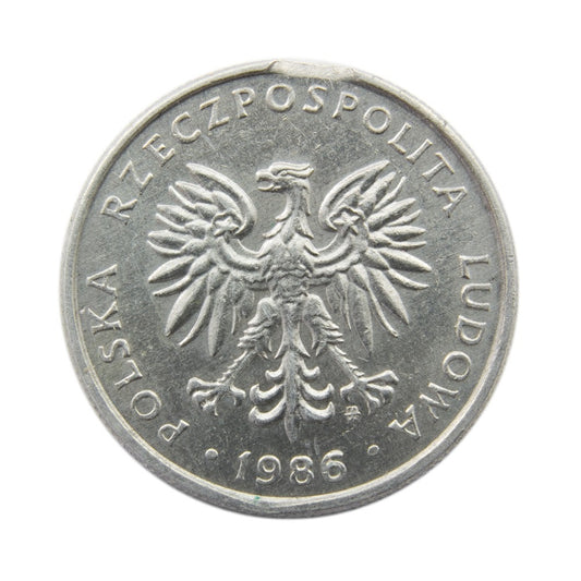 DESTRUKT 50 groszy 1986, stan 2-