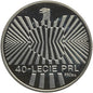 Polska 1000 złotych, 1984 40 rocznica PRL, PRÓBA, Srebro