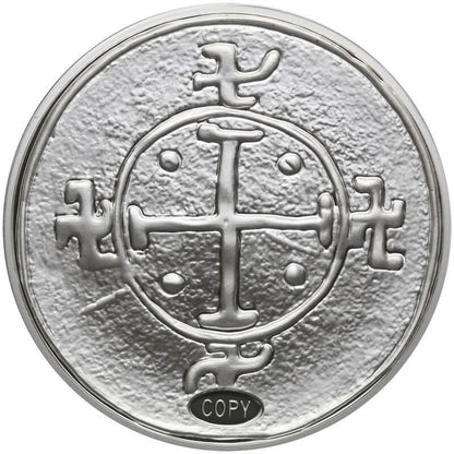 Replika  Denar Mieszka I, platerowana