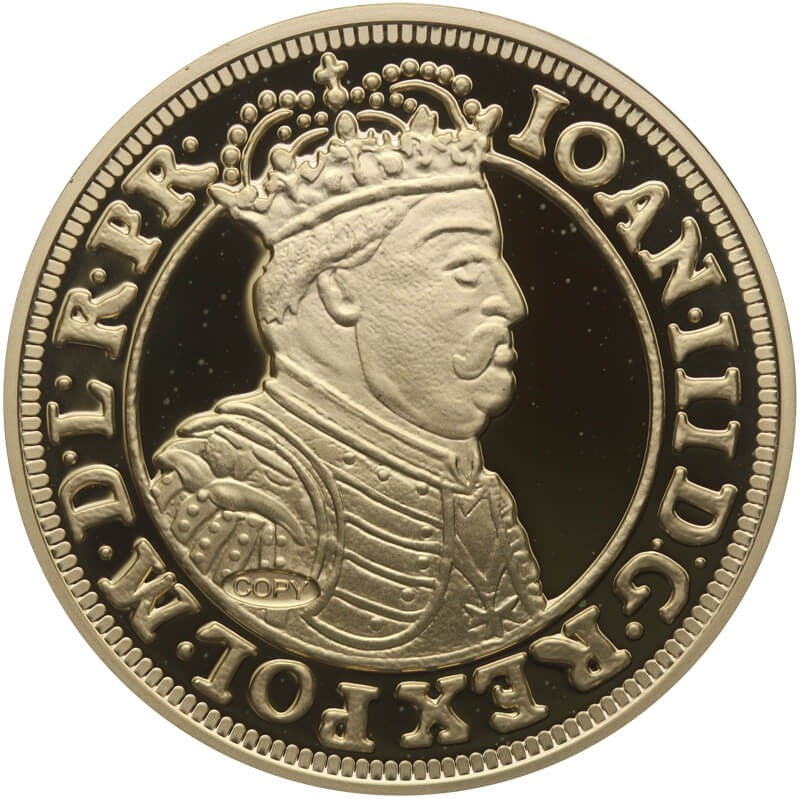 Replika  Dukat Gdański Jan III Sobieski, platerowana