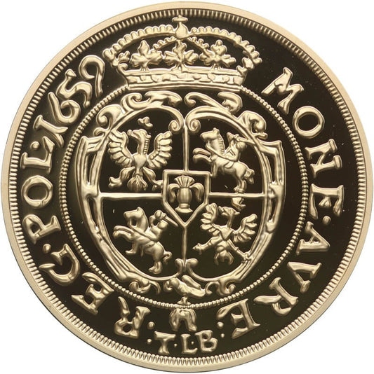 Replika  Dukat Koronny Jana Kazimierza, platerowana