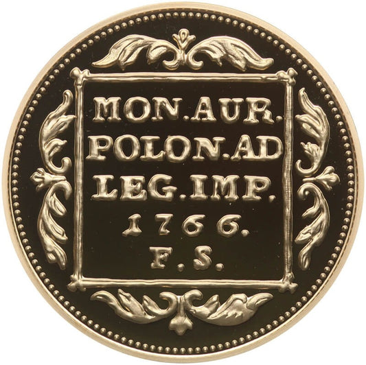 Replika  Dukat Koronny Stanisława Augusta, platerowana