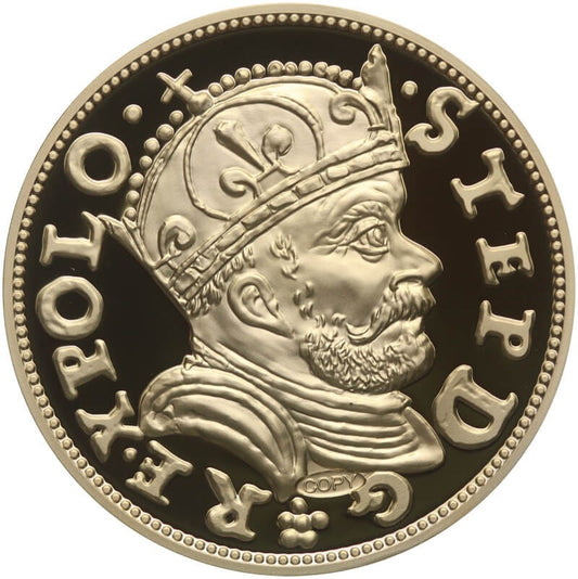 Replika  Dukat Koronny Stefana Batorego, platerowana