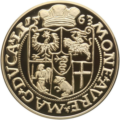 Replika  Dukat Litewski Zygmunta II Augusta, platerowana