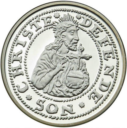 Replika Gdańsk, grosz oblężniczy 1577, Srebro 925, 2009 r.