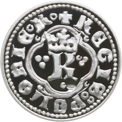 Replika  Kwartnik Ruski Kazimierza III Wielkiego, platerowana