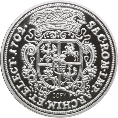 Replika  Talar Augusta II z 1702 roku, platerowana