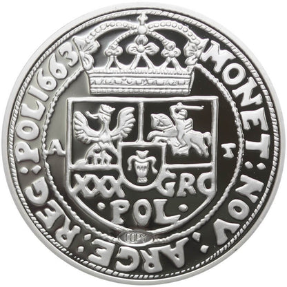 Replika  Tymf Jana Kazimierza , platerowana